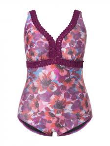 Купальник Ulla Popken, цвет hibiskuspink