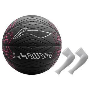 LINING Китайский PU баскетбольный мяч black pink размер 7 тренировочный unisex