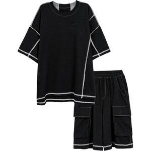 Детская повседневная спортивная толстовка с круглым вырезом Moderate PROTECTCAMEL, черный