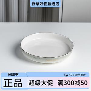 DearDali набор посуды для дома, высококачественные тарелки и миски, изысканные палочки и блюда для новоселья, градиент серый, глубокая тарелка 18 см, 1 шт