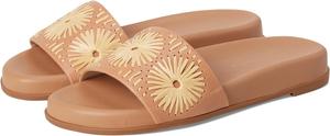 Сандалии Jack Rogers Somerset Slide - Nappa/Raffia, Cafe Au Lait/Natural
