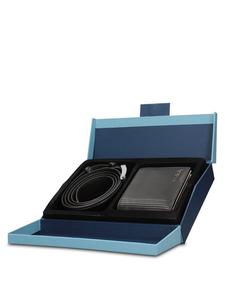 Pierre Cardin Кошелек и пояс, черные