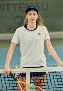 Футболка Lacoste Sport HERITAGE, Flour/Navy Blue/Off-White