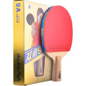 Ракетка для настольного тенниса DOUBLEFISH Unisex Solid Wood, Carbon Fiber DOUBLE FISH, double fish 9a+penhold grip