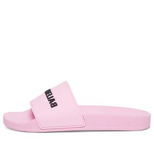 Сандалии pool slides 'light pink' Balenciaga, розовый