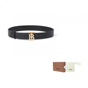 Мужской кожаный ремень Burberry