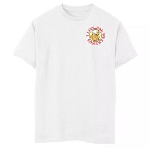 Футболка с карманным хитом и рисунком Garfield Loves Weekends для мальчиков 8–20 лет Licensed Character