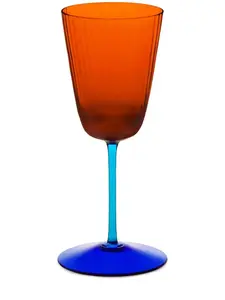 Бокал для белого вина murano, 22 см, Dolce & Gabbana, оранжевый