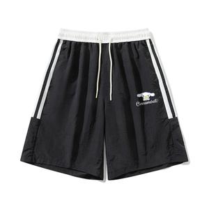 Шорты повседневные Unisex CINNAMOROLL Yugui Dog Sanrio, черный