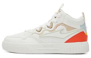 Кеды, скейтборд обувь женская средняя высота белый/оранжевый/коричневый/синий Erke