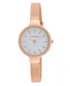 Женские часы Quartz Rose Gold Alloy, 28 мм Laura Ashley