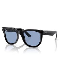 Солнцезащитные очки унисекс, реверс Wayfarer Ray-Ban, черный