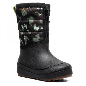 Детские зимние сапоги для снега на молнии для малышей/младших/больших детей Bogs, black multi