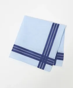 Двухцветный нагрудный платок SIMONNOT GODARD ADELI United Arrows, цвет Lt.Blue