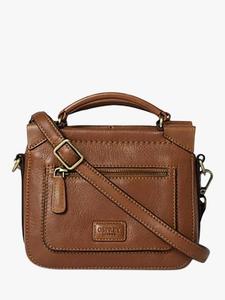 Кожаная сумка кросс-боди Oxford Micro OSPREY LONDON, Tan