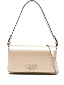 Сумка через плечо с логотипом-табличкой Liu Jo, золотистый