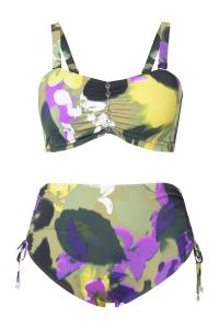 Бандо-бикини Ulla Popken, цвет Grass green