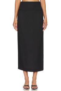Юбка миди ри Bardot, черный