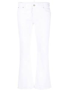 Dsquared2 укороченные брюки bootcut, белый