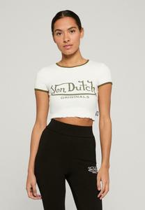 Футболка Von Dutch Print T-shirt, Beige