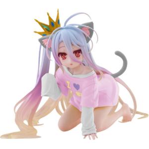 Taito Футболка с милыми белыми кошачьими ушками для рабочего стола No Game No Life, улучшенная версия, бонусные подарки