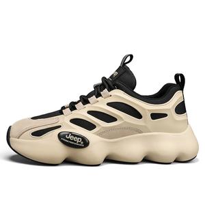 Jeep Низкие уличные кроссовки мужские бежевые, цвет Beige