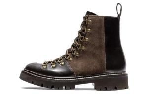 GRENSON Женские коричневые ботинки Nanette Crew Martin 3 см