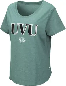 Женская зеленая футболка Colosseum Utah Valley Wolverines