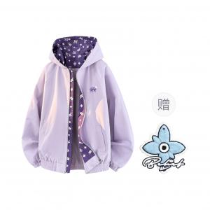 Куртка Unisex Hooded Moderate Workwear WARRIOR, розовый фиолетовый[giveaway brand scented sachet charm]