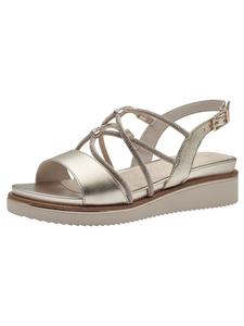 Сандалии на плоской подошве Tamaris Sandalette, цвет light gold