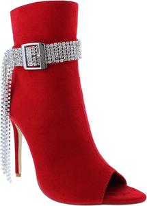 Женские ботильоны с открытым носком Liliana Footwear, Telme-1, Red