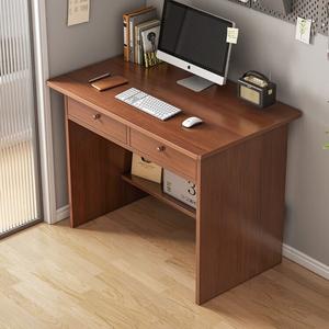 Письменный стол с ящиком 60 см, цвет dark walnut, для спальни и учебы