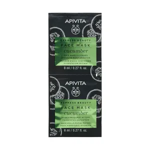Освежающая маска для лица Express Beauty Mascarilla Pepino Apivita, 8 ml