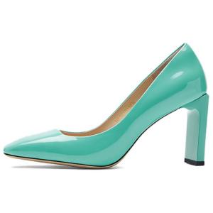 NINE WEST Туфли на платформе с массивным каблуком 8,5 см женские бирюзовые, цвет Teal