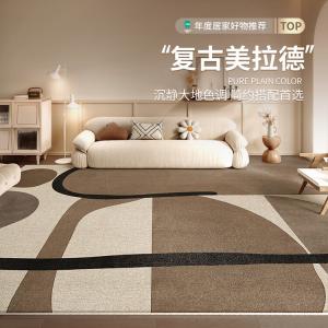 Budis Ковер 300х400 см для гостиной/спальни, водонепроницаемый, нескользящий, в винтажном стиле под дерево, звукоизоляция, утепление, кастомный [Customized Items Not Returnable Or Exchangeable]