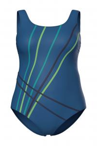 Ulla Popken Купальник Minimiser в цвете Petrol, темно-зеленый