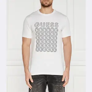 Футболка узкого кроя с цепочкой Guess, белый