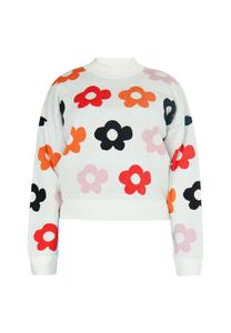Джемпер myMo Jumper, Weiss Mehrfarbig/White