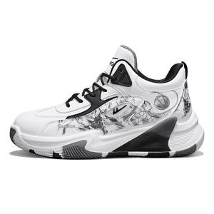 WARRIOR Баскетбольные кроссовки с низким верхом, увеличивающие рост, противоскользящие и износостойкие, мужские, белые, черные, серые