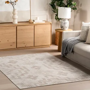 Ковер Avni Southwestern Area Rug nuLOOM, 81x244 см, светло-бежевый