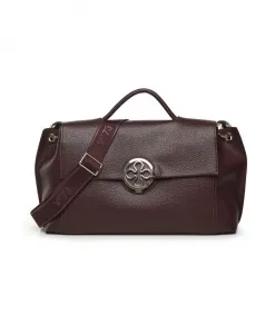 Женская сумка из синтетических материалов, бордового цвета. V73, красный