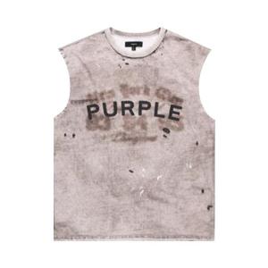 Футболка PURPLE BRAND Textured Sleeveless T-Shirt, Brown