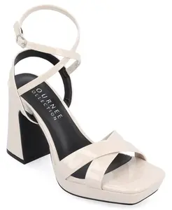 Женские сандалии Zorana на платформе Journee Collection, белый