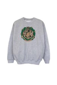 Рождественский свитшот с венком Harry Potter, серый