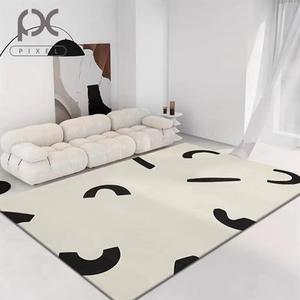 Saint Valentine Ковер 100х160 см для гостиной в стиле wabi-sabi, nordic luxury, из искусственной шерсти, утолщенный