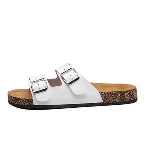 NANJIREN Слайдеры с композитной подошвой нескользящие износостойкие амортизирующие унисекс белые, цвет White