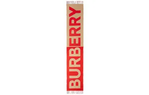 Шарф из кашемира Unisex Burberry, красный