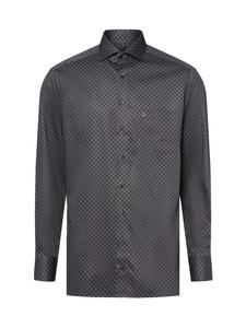 Рубашка антрацитово-черного цвета OLYMP