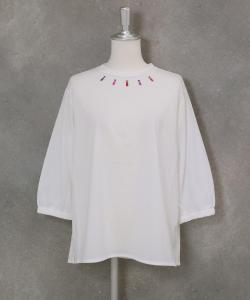 Пуловер с рукавами 3/4 и вышивкой Pico