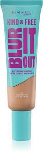 Легкая увлажняющая основа spf 20 Rimmel Kind & Free Blur It Out, 201 Classic Beige 30 ml